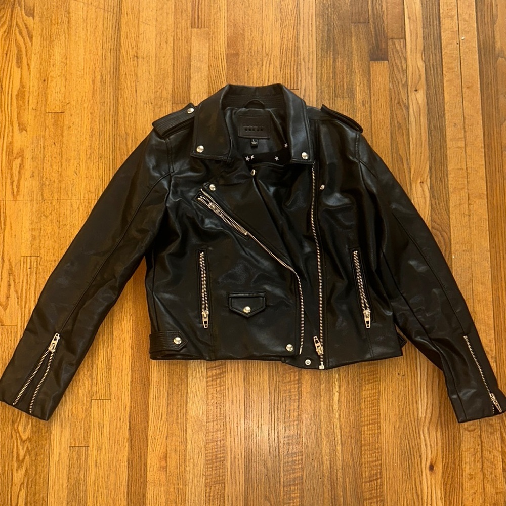 Blank NYC Black Leather Jacket